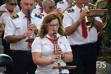 Procesión de Santa Agueda y la Virgen de Lourdes en Telde (Foto Francisco Javier Santana)